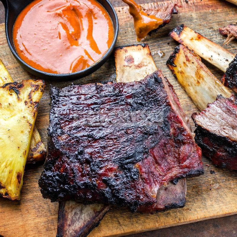 COSTILLA DE SHORT RIB PAQUETE DE 1 KILO AL VACIO CORTE DELGADO