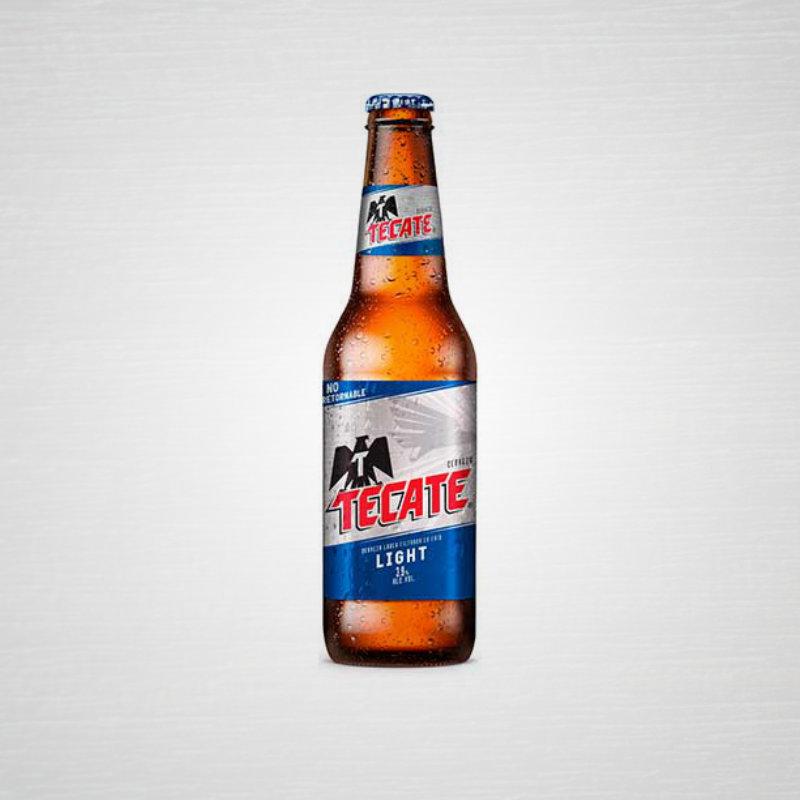 CARTON DE MEDIA TECATE LIGHT